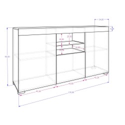 KOMODA FRIDA  + LED