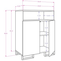 KOMODA LUNA 2D LOFT