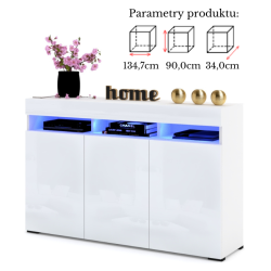 Komoda Luna 3D + LED