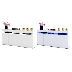 Komoda LUNA 4D + LED
