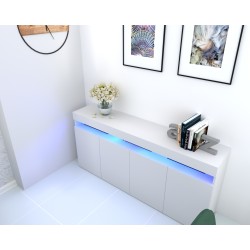 Komoda LUNA 4D + LED