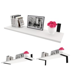 PÓŁKA DIANA 80 CM BIAŁY MAT