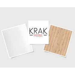 Słupek Kuchenny Stojąca Szafka Kuchenna KIRA Biała Dąb Artisan 60x200cm