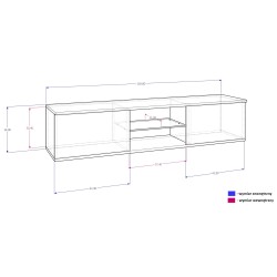 SZAFKA  RTV KING + LED
