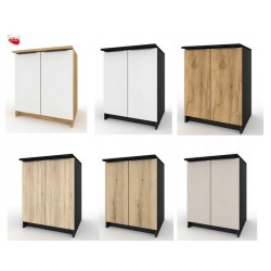 Szafka Kuchenna Stojąca Dolna KIRA Biała Craft 80cm blat Cichy Domyk