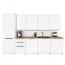 Szafka Kuchenna Wisząca Górna Premium KIRA Biała 60cm tip-on Blum