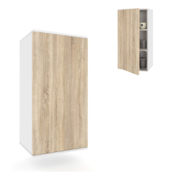 Szafka Kuchenna Wisząca Górna Premium KIRA Biała Sonoma 40cm tip-on Blum