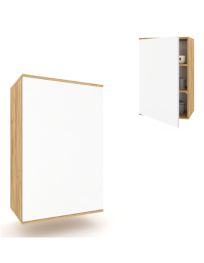 Szafka Kuchenna Wisząca Górna Premium KIRA Craft Biała 50cm tip-on Blum