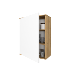 Szafka Kuchenna Wisząca Górna Premium KIRA Craft Biała 60cm tip-on Blum