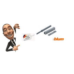 Szafka Kuchenna Wisząca Górna Premium KIRA Czarna Kaszmir 80cm tip-on Blum