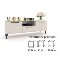 Szafka RTV Hania 1S 2D Skandi